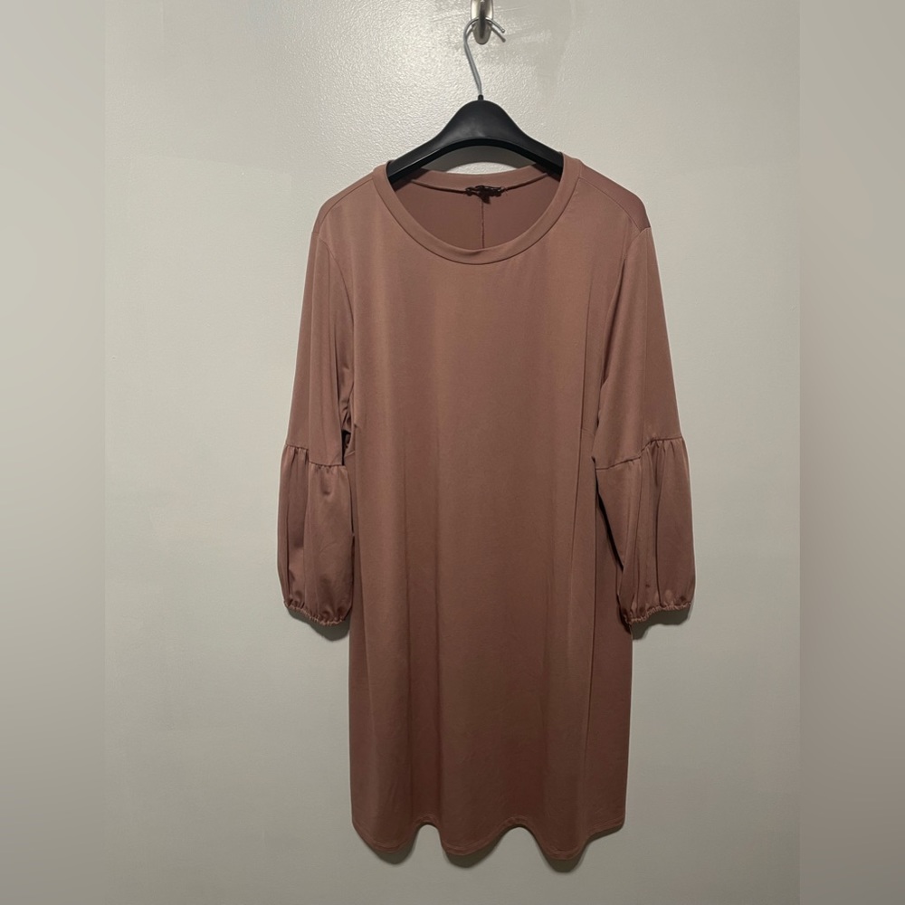 Pink long sleeve dress. Size 2x.
